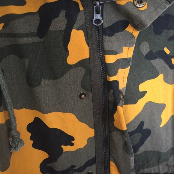 Fashion Nova Camo Trench Jacket - Picture 3 of 8
